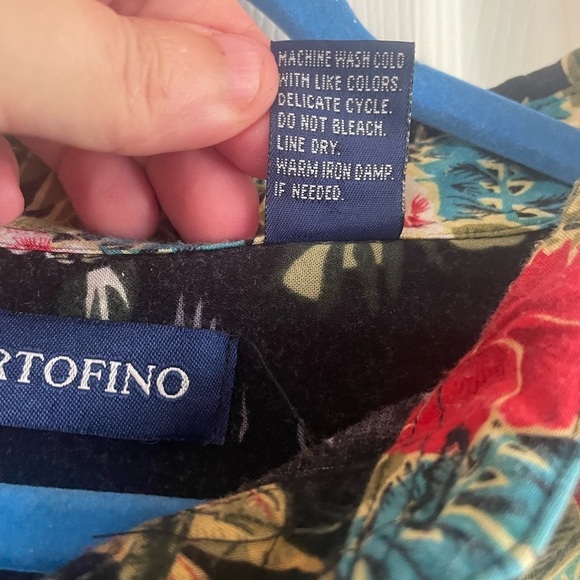 Portofino XL Hawaiian short sleeved button down shirt - Picture 9 of 12